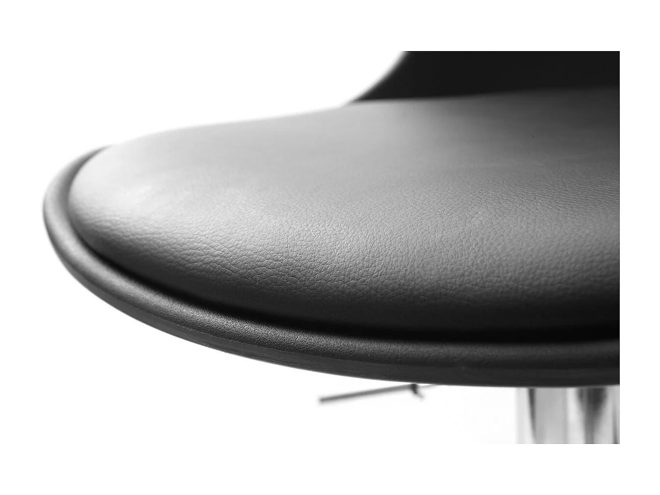 Lote de 2 taburetes de diseño negros STEEVY