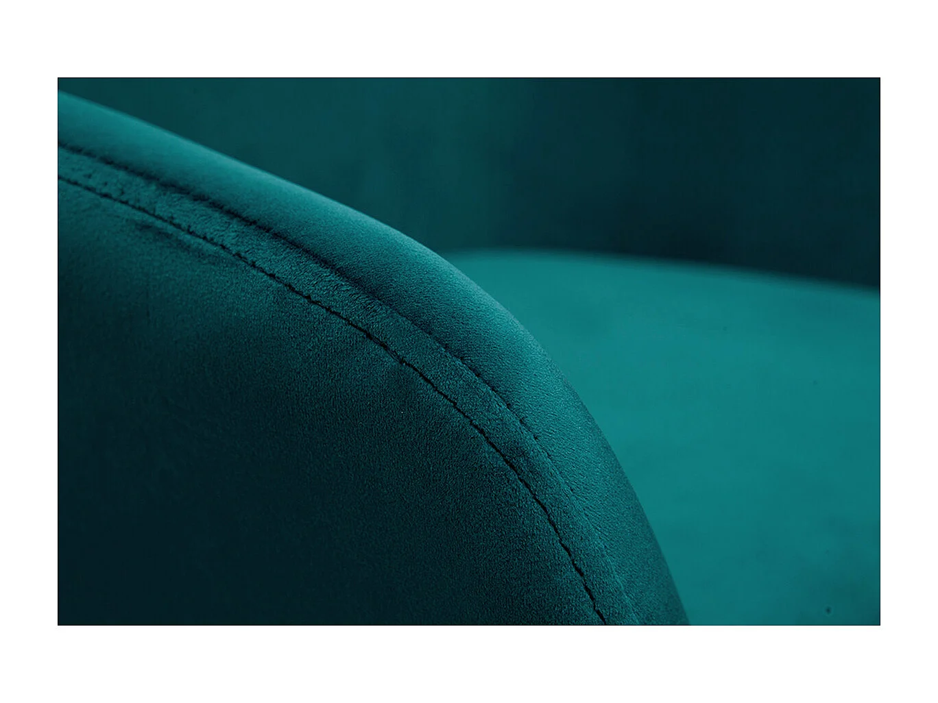 Sgabelli da bar regolabili in tessuto di velluto blu petrolio e metallo nero (set di 2) AMIKA