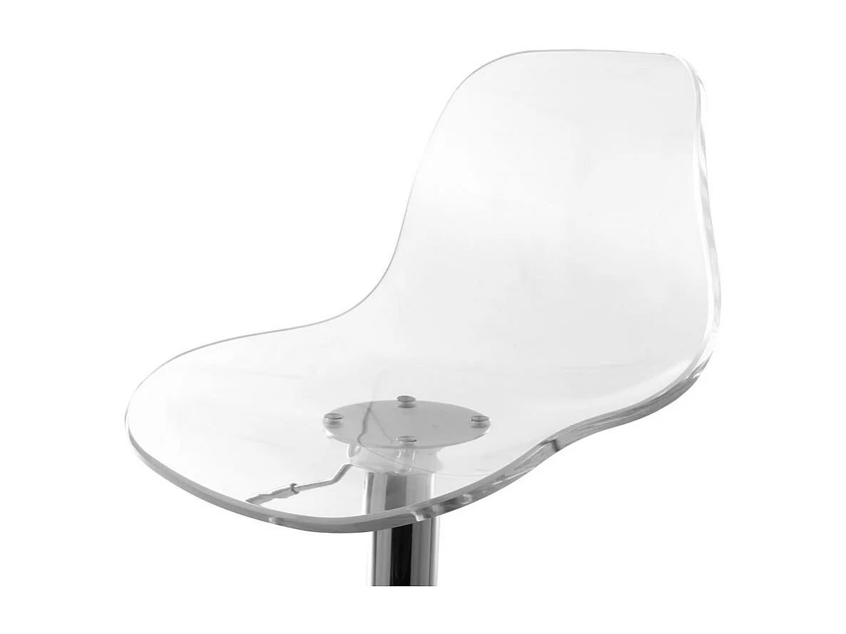 Taburete de bar de diseño transparente GALILEO