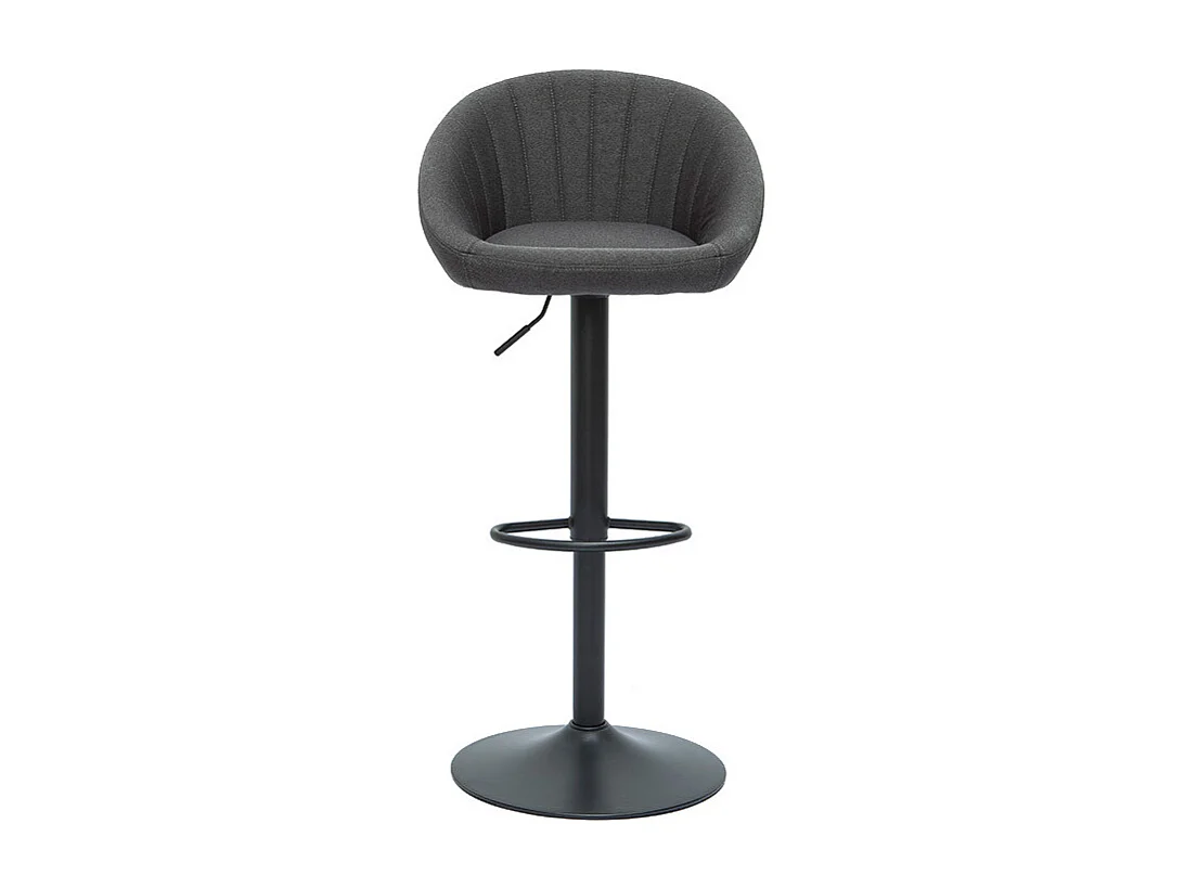 Design-Barhocker verstellbar anthrazitgrau 2er-Set SHERU