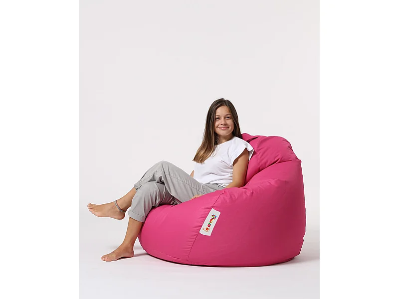 Pouf poire rose Premium XXL