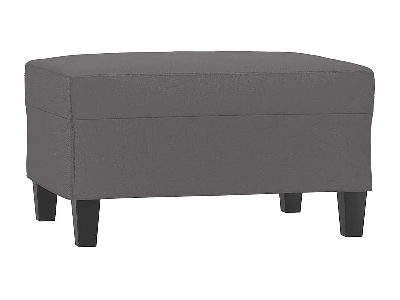 Repose-pied Gris 70x55x41 Similicuir