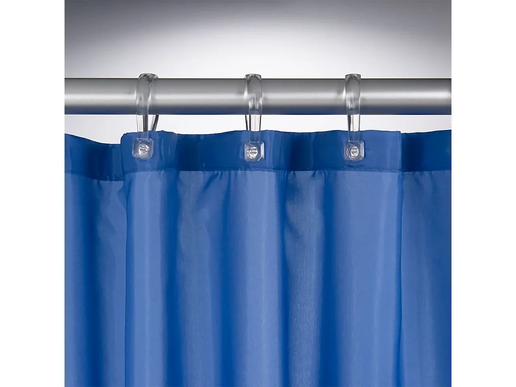 Sealskin Cortina de ducha Madeira azul 180x200 cm