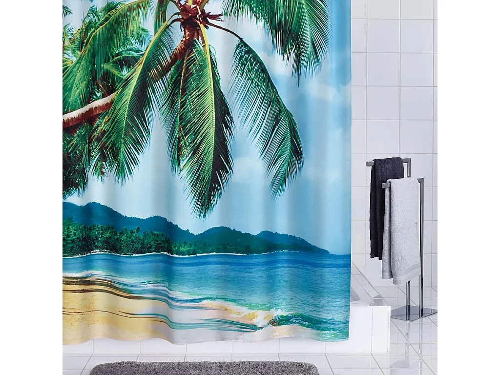 RIDDER Cortina de ducha Palm Beach 180x200 cm Multicolor