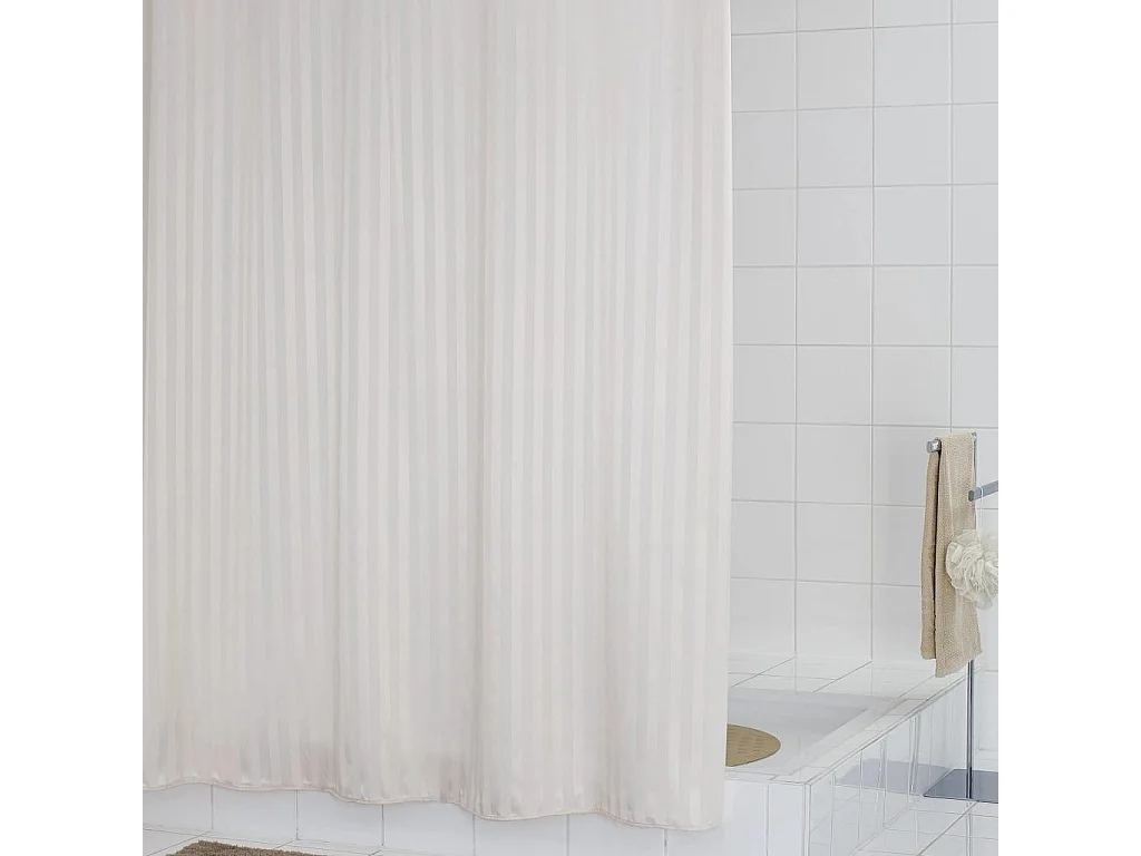 RIDDER Rideau de douche Satin White 180x200