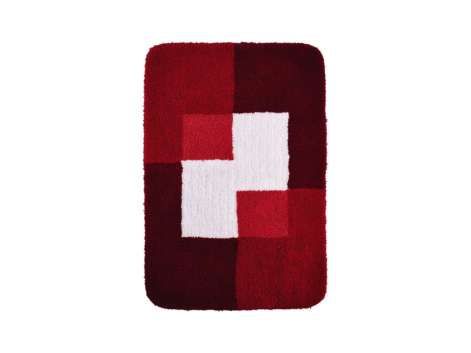 RIDDER Tapis de salle de bains Coins 60x90 Rouge 7103306