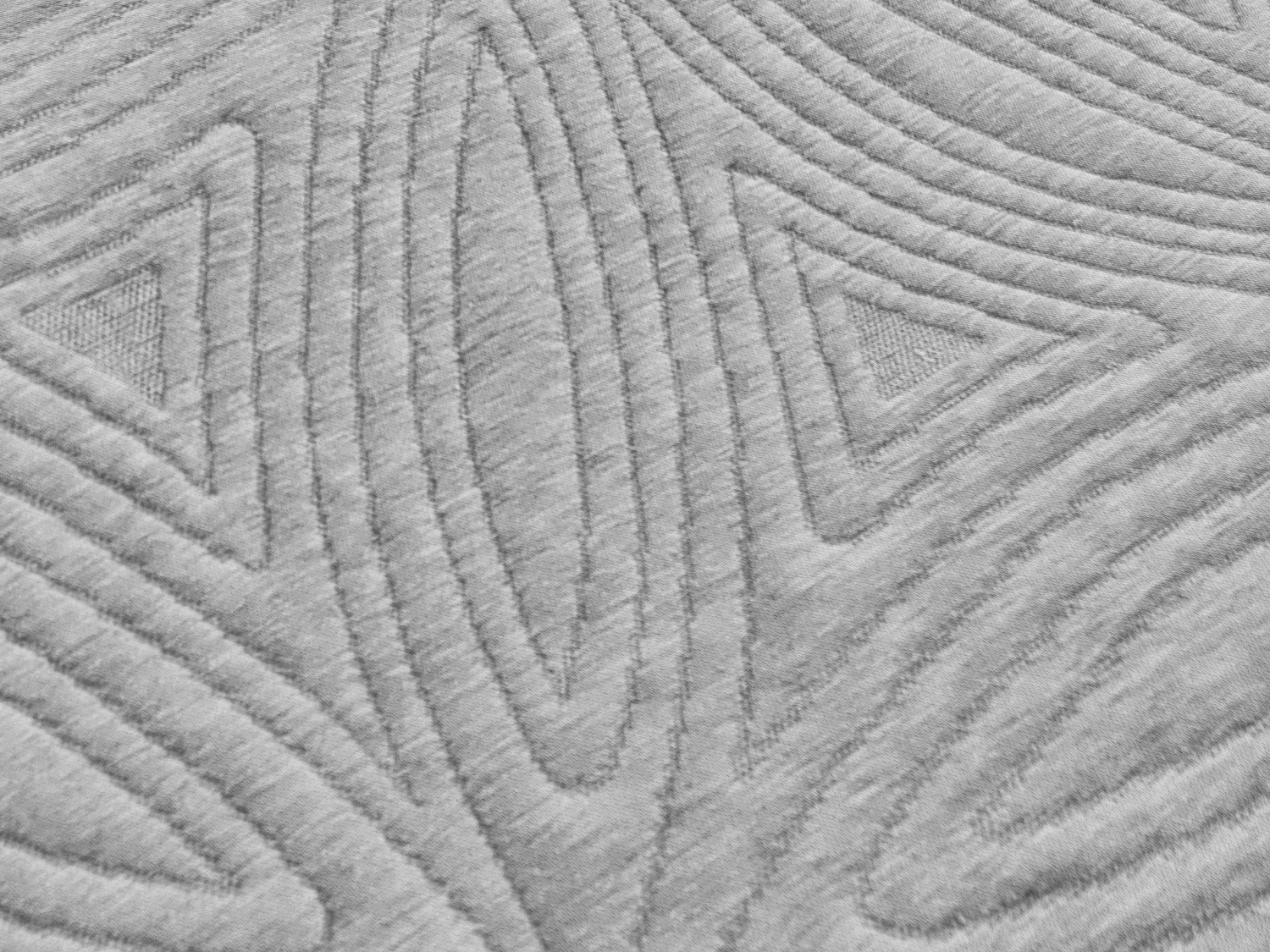 Oreiller ergonomique ferme à mémoire de forme déhoussable 38 kg/m³ - 40 x 60 - Gris - VIANCA