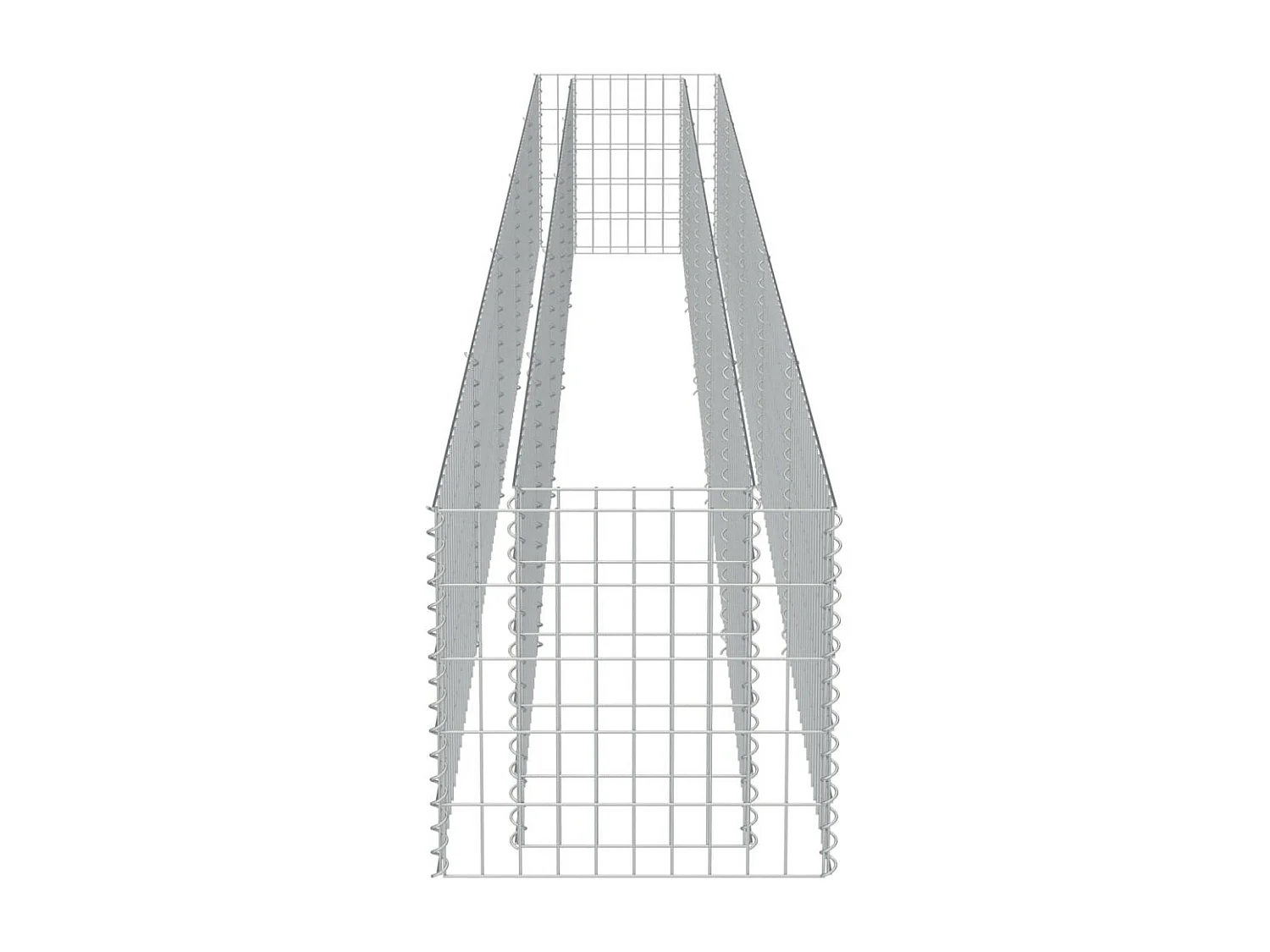 Jardinière à gabion Acier galvanisé 450x50x50