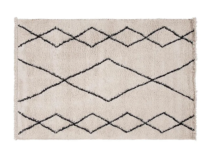 Tappeto in stile berbero grigio 160 x 230 cm TRIBU