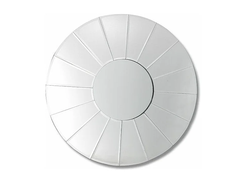 Transparante ronde wandspiegel Azurka D 100 cm