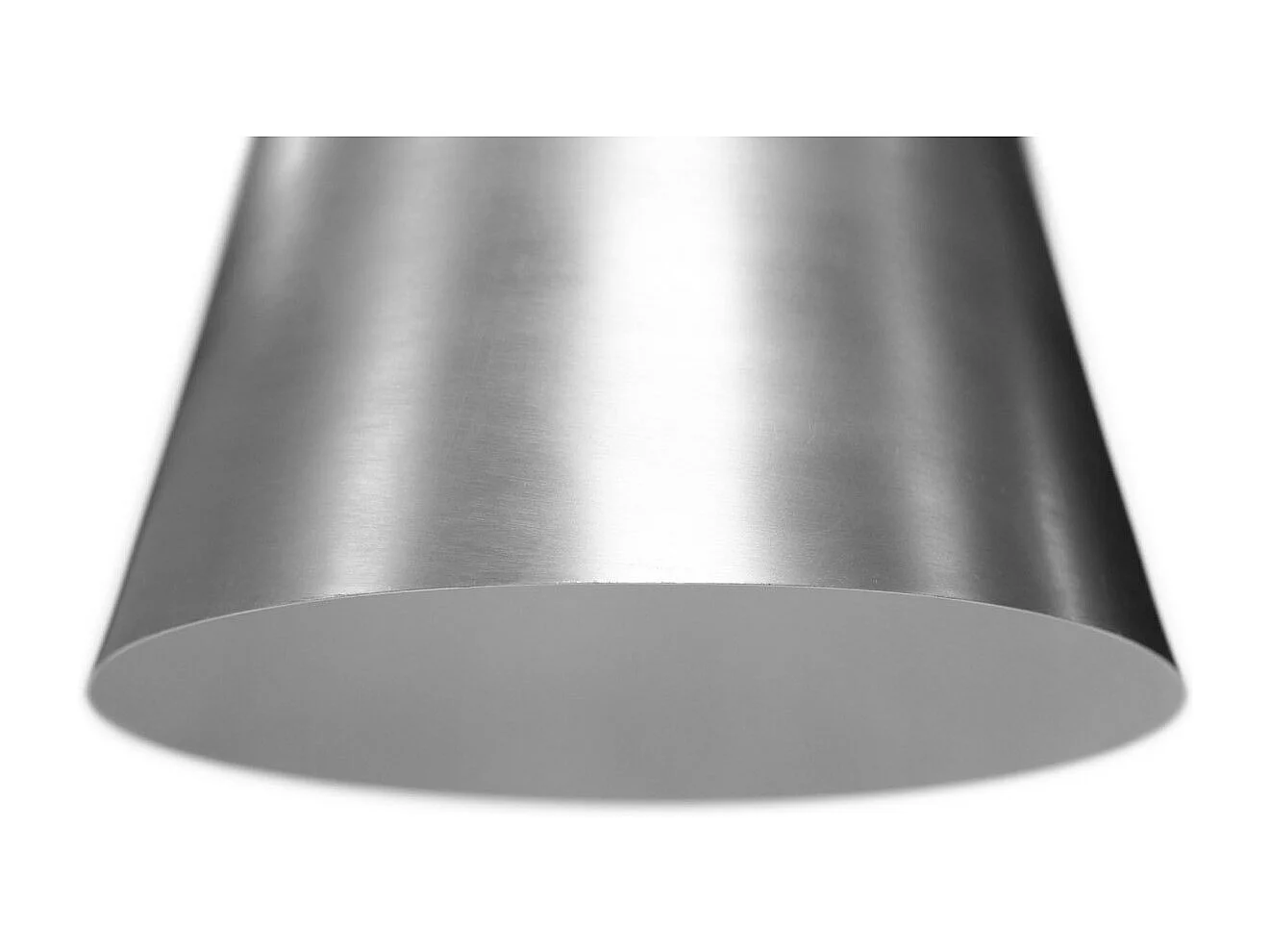 Suspension design en métal acier gris chromé D40 cm COROLA L