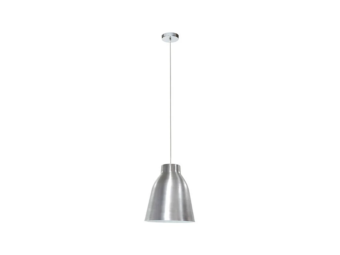 Suspension design en métal acier gris chromé D40 cm COROLA L