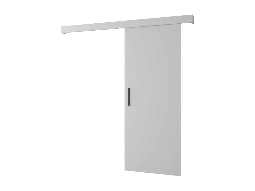 Schuifdeuren Salwador I 90x204 cm (Wit / Wit / Zwart)