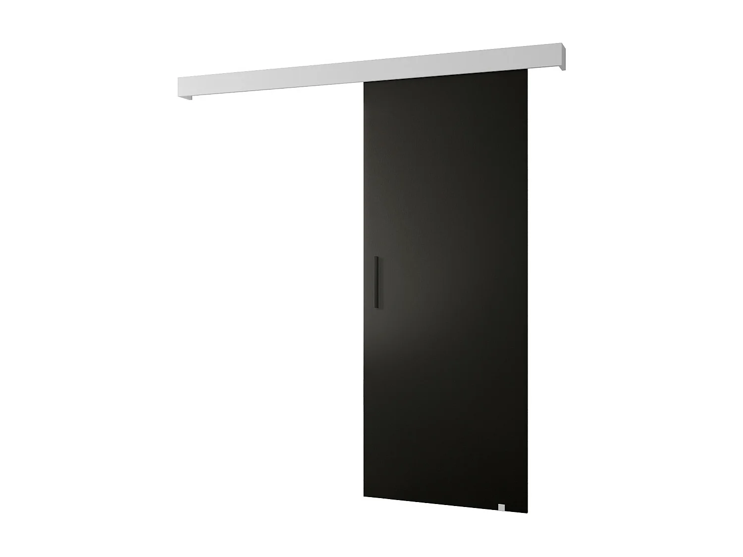 Portes coulissantes Salwador I 90x204 cm (Noir / Blanc / Noir)