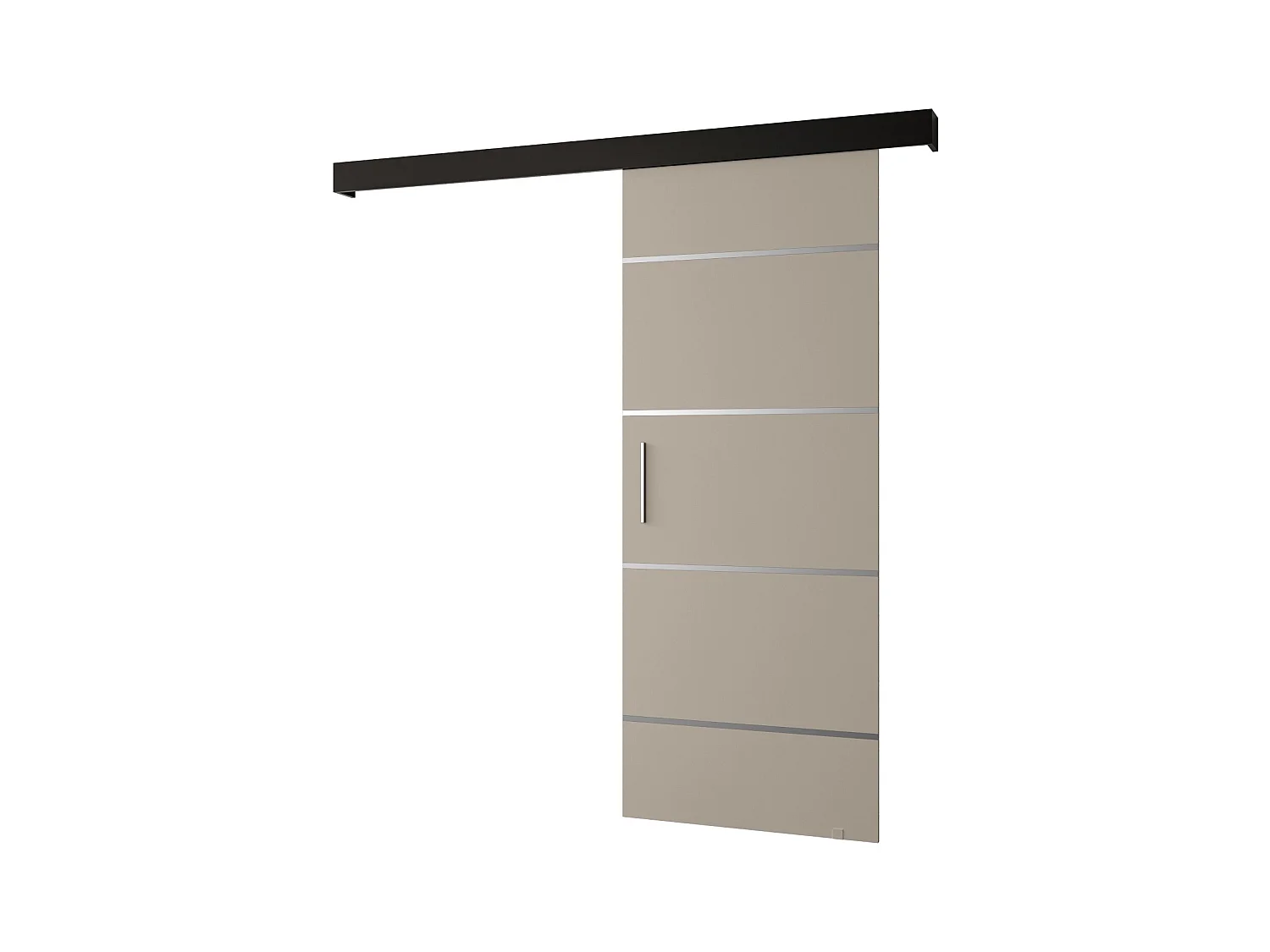 Schuifdeuren Salwador IV 80x204 cm (Casjmier / Zwart / Zilver)