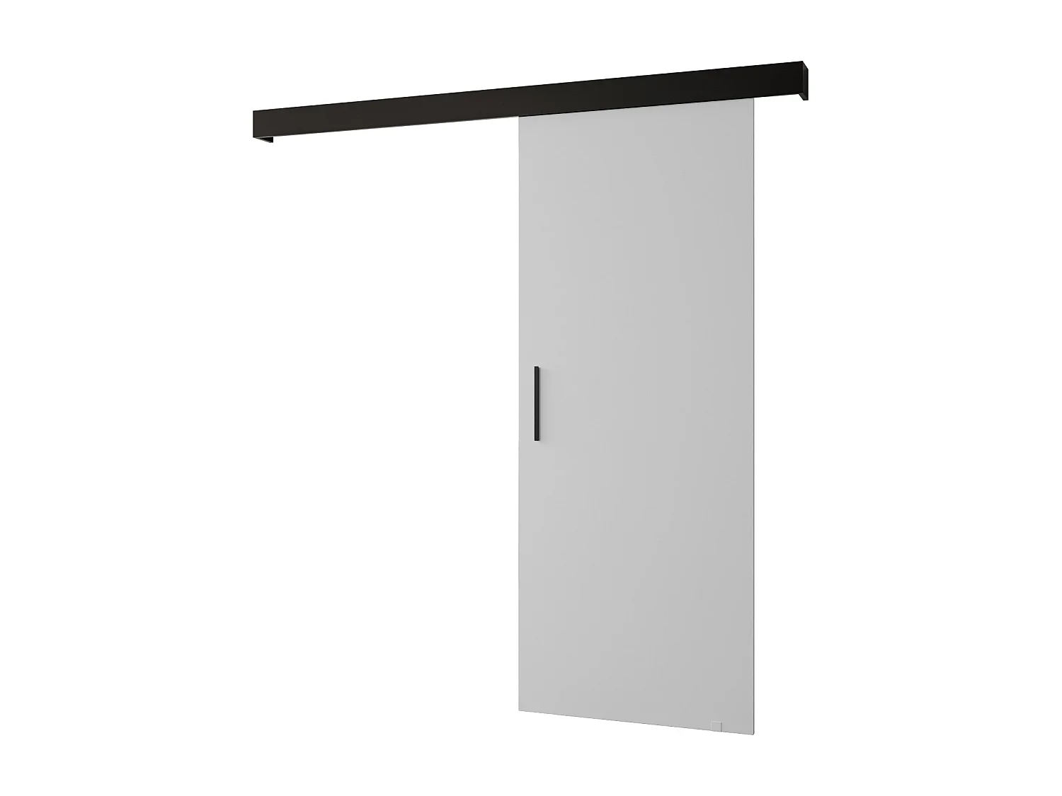 Schuifdeuren Salwador I 80x204 cm (Wit / Zwart / Zwart)