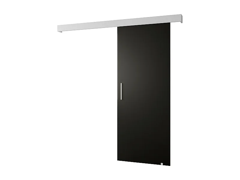 Portes coulissantes Salwador I 70x204 cm (Noir / Blanc / Argent)