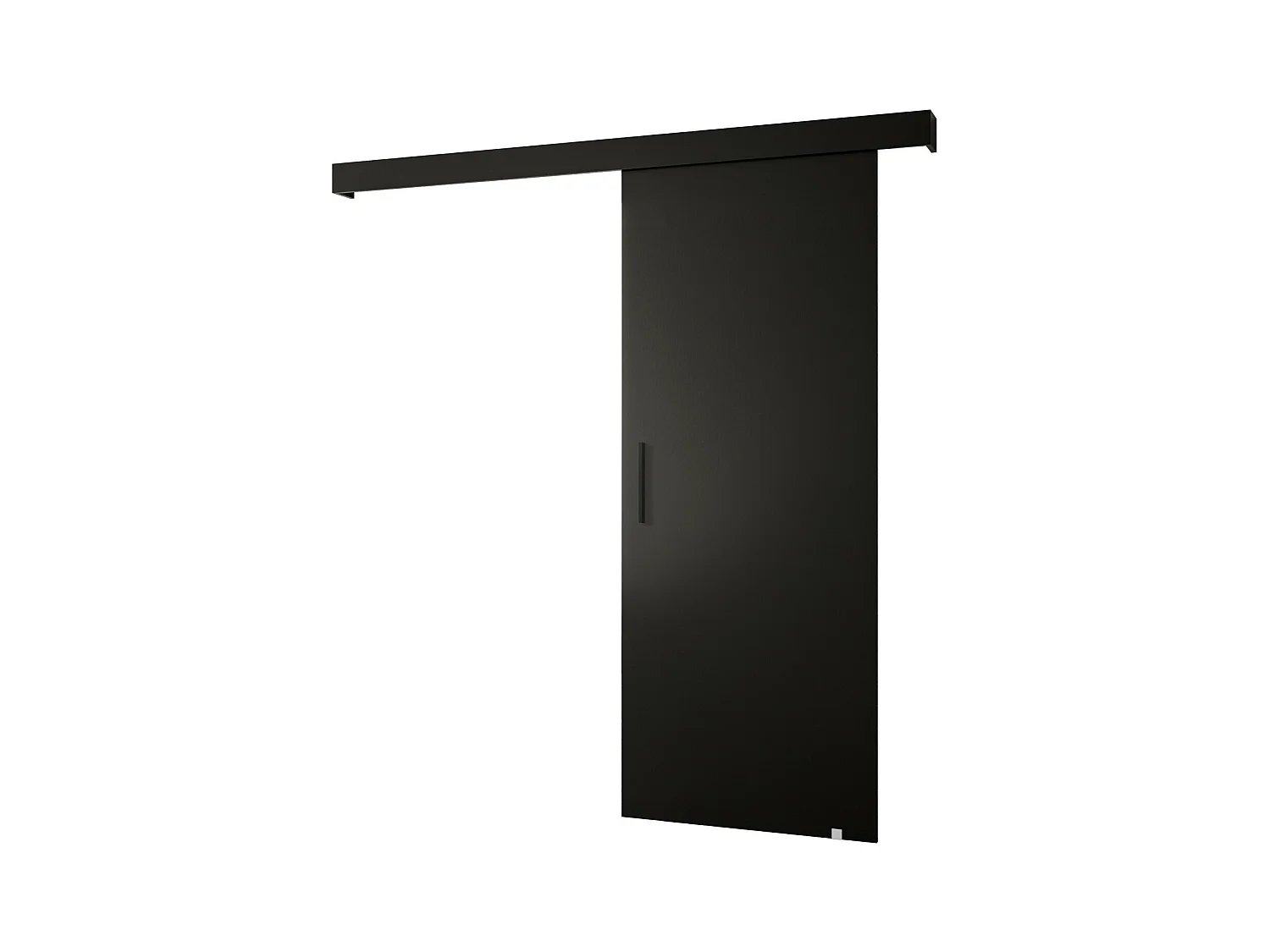 Portes coulissantes Salwador I 90x204 cm (Noir / Noir / Noir)