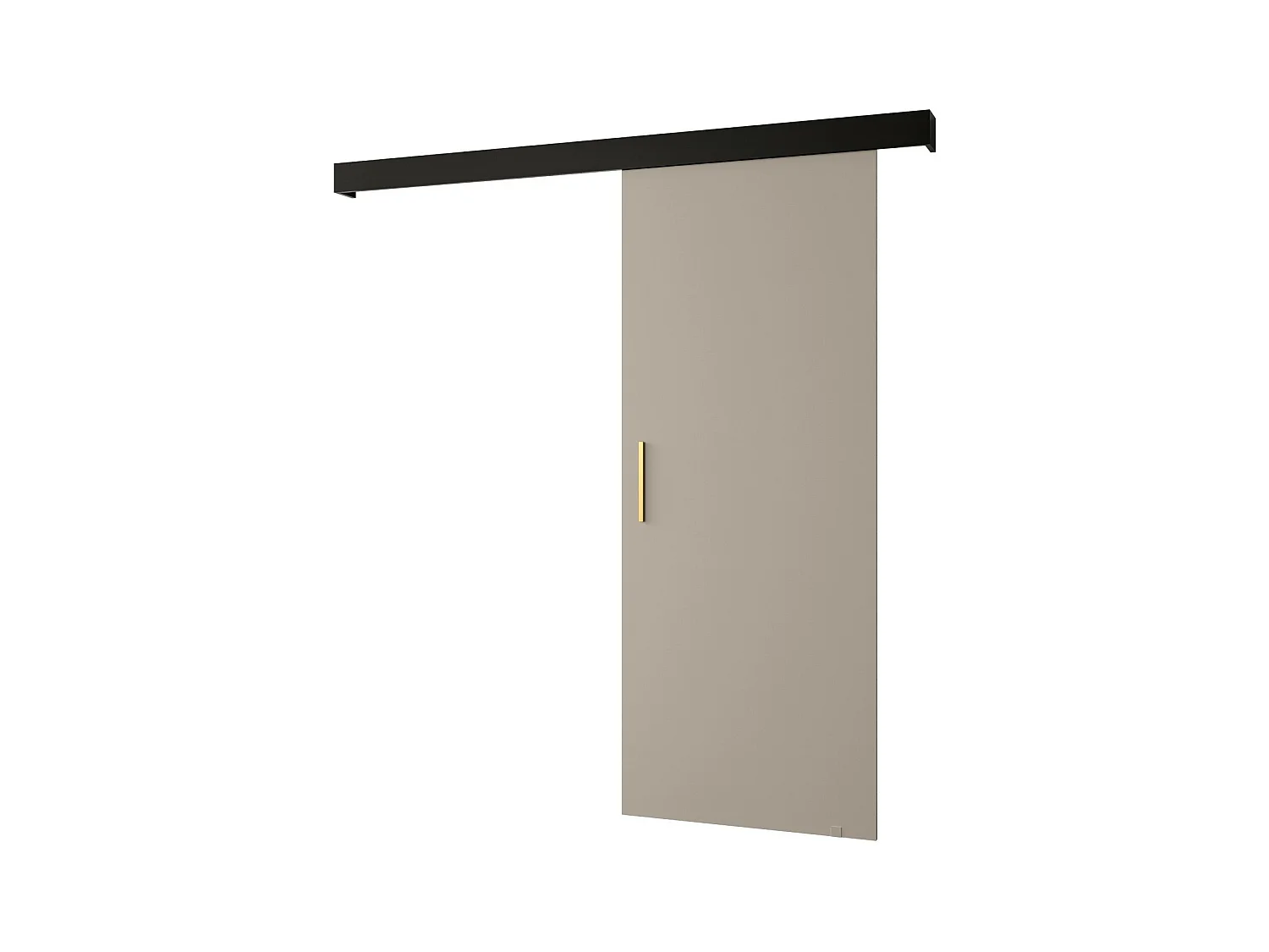 Schiebetür Salwador I 70x204 cm (Kaschmir / Schwarz / Gold)