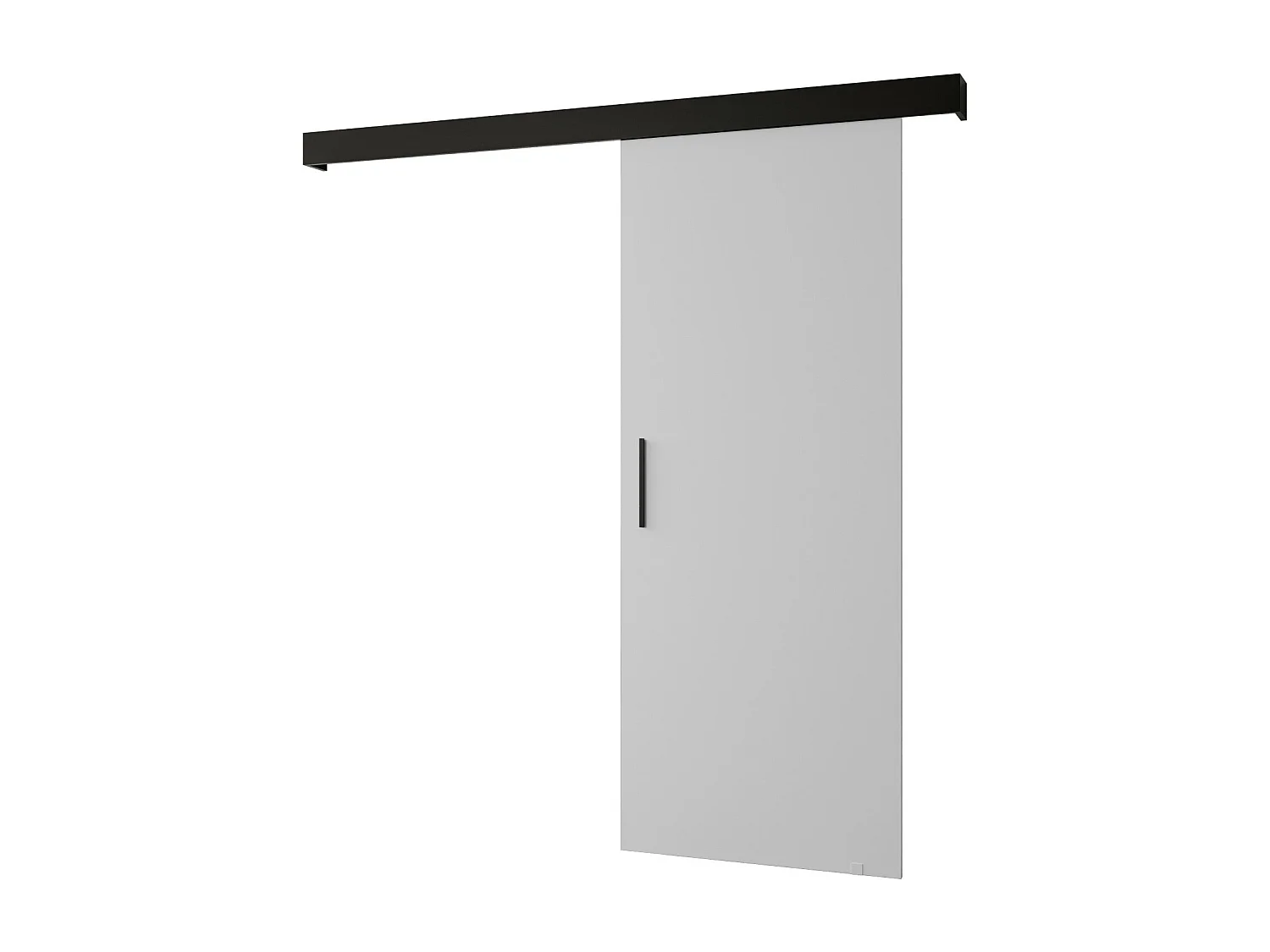 Schuifdeuren Salwador I 70x204 cm (Wit / Zwart / Zwart)