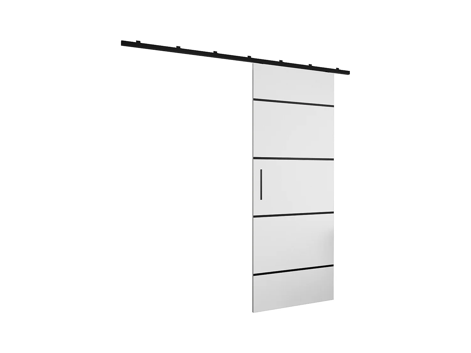 Portes coulissantes Zonda IV 90x204 cm (Blanc)