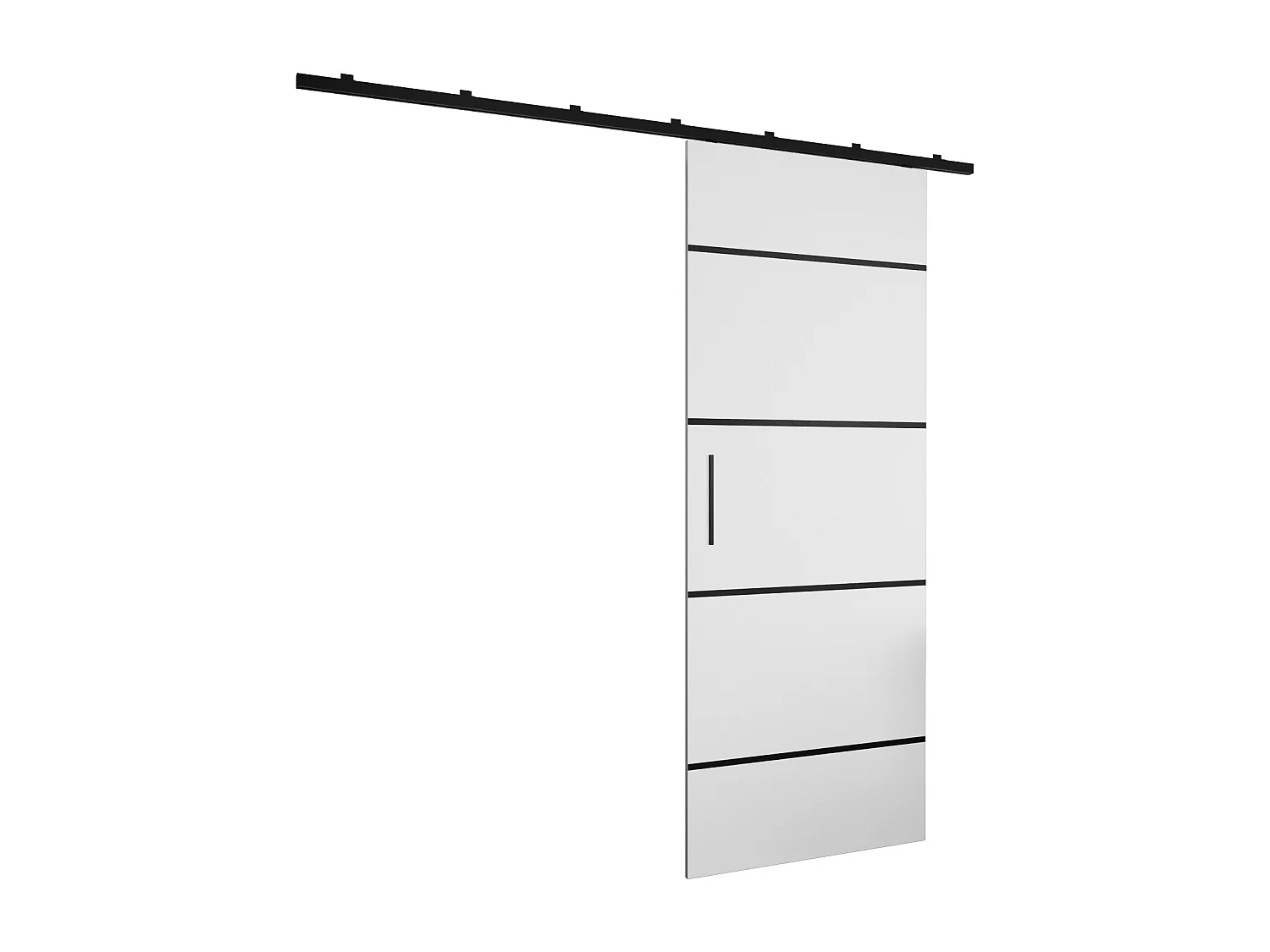 Portes coulissantes Zonda IV 90x204 cm (Blanc)