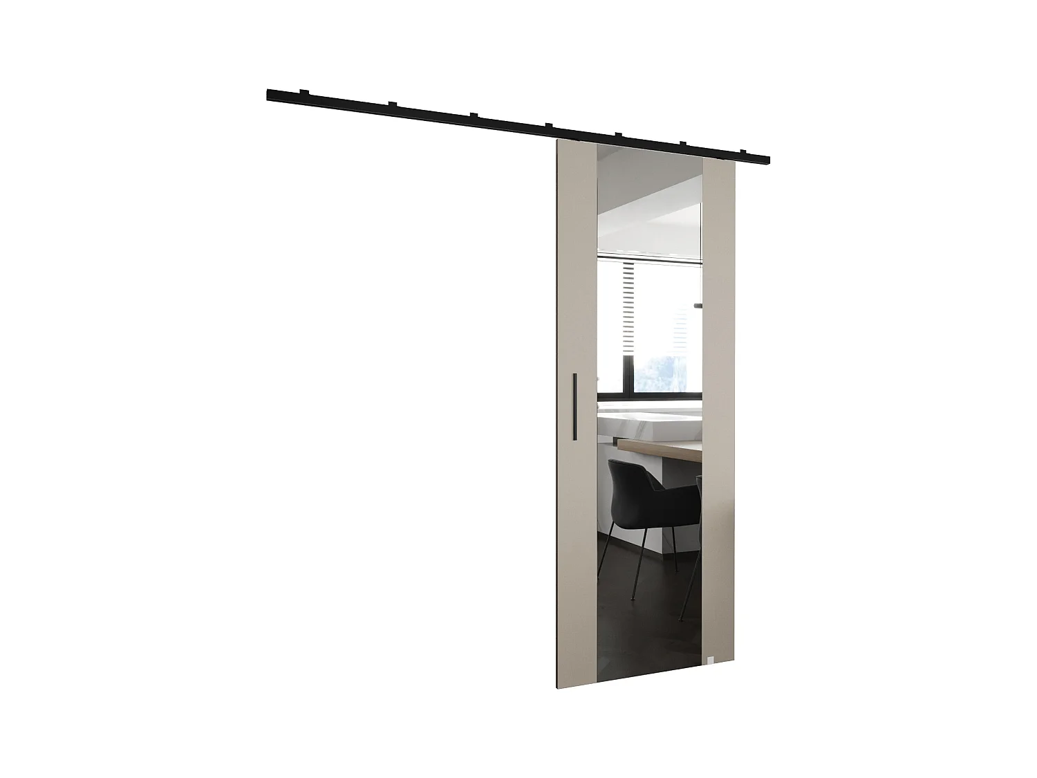 Schiebetür Zonda II 90x204 cm (Kaschmir)