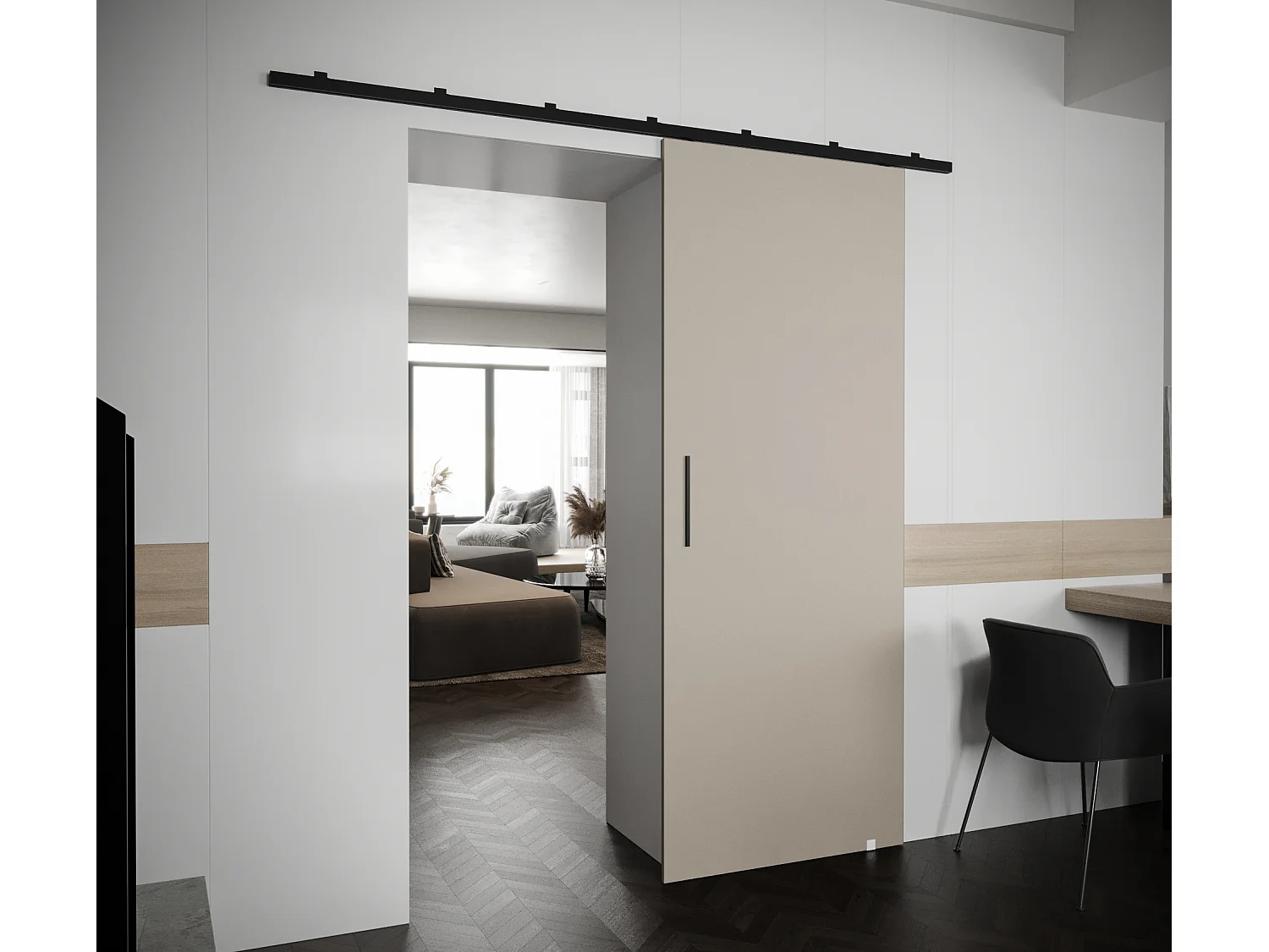 Portes coulissantes Zonda I 80x204 cm (Cachemire)