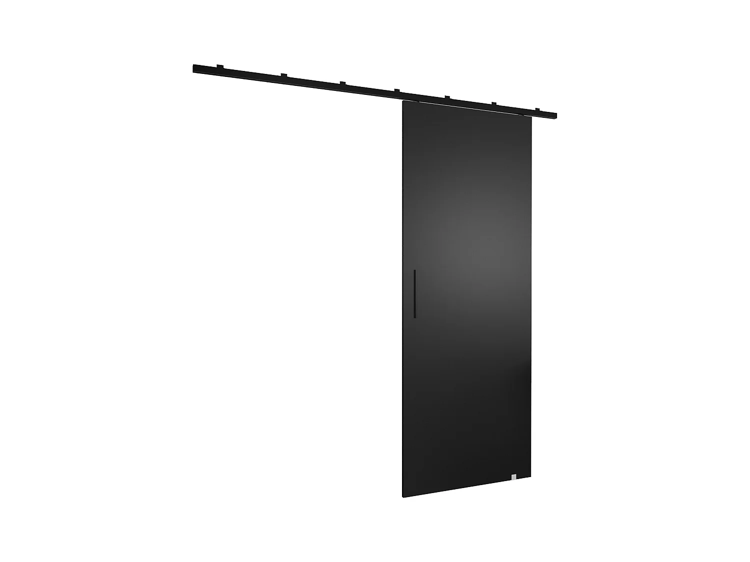 Porte scorrevoli Zonda I 90x204 cm (Nero)