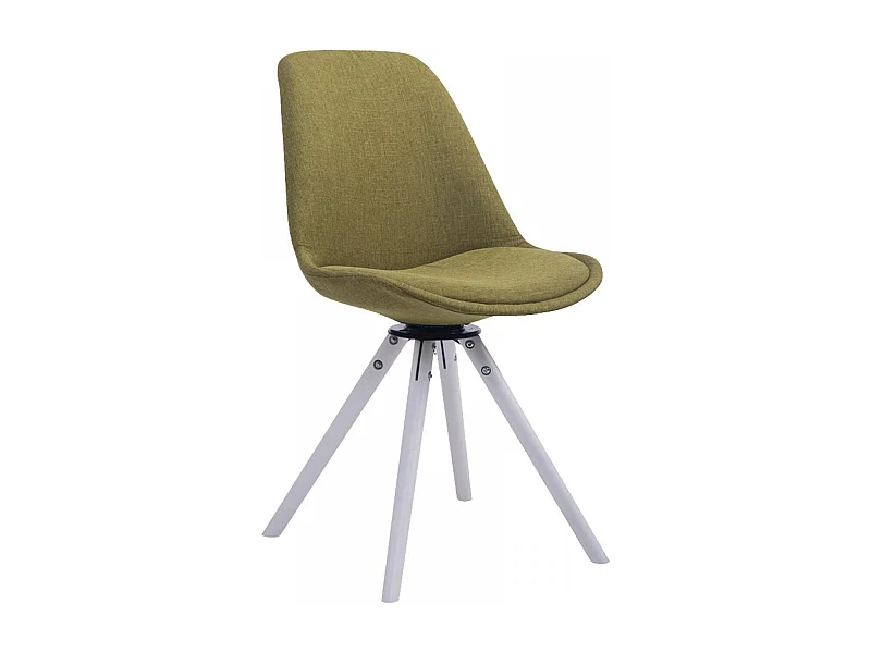Conferentiestoelen - Stof & wit - groen - Troyes