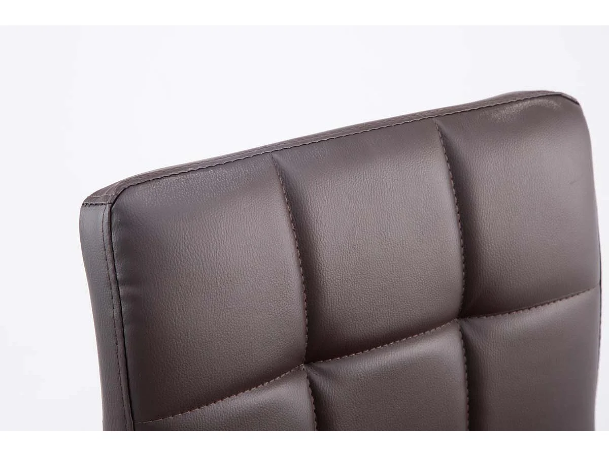 Set van 2  Draaibare fauteuil - Kunstleer & wit - bruin - Palma V2