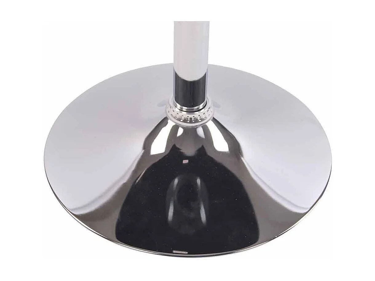 Fauteuil pivotant - Tissu & Blanc - Noir - Club