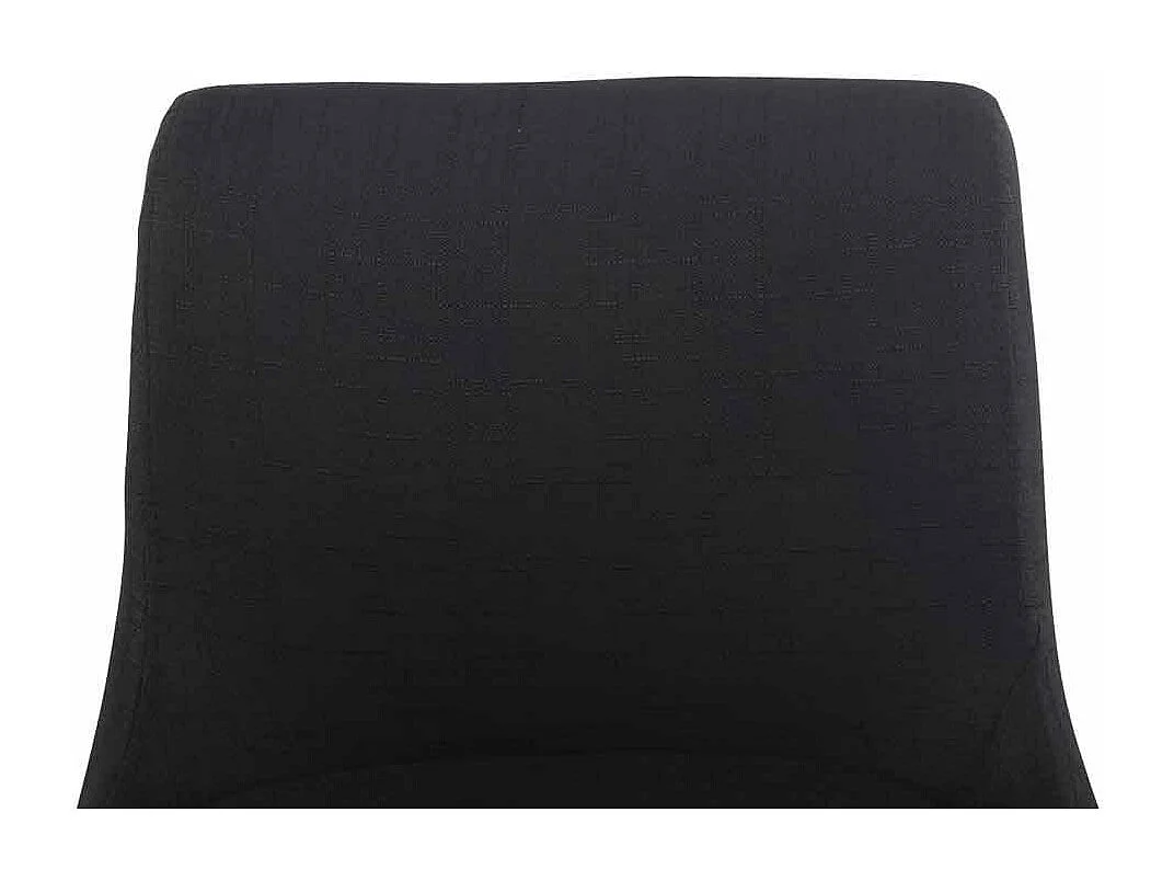 Fauteuil pivotant - Tissu & Blanc - Noir - Club