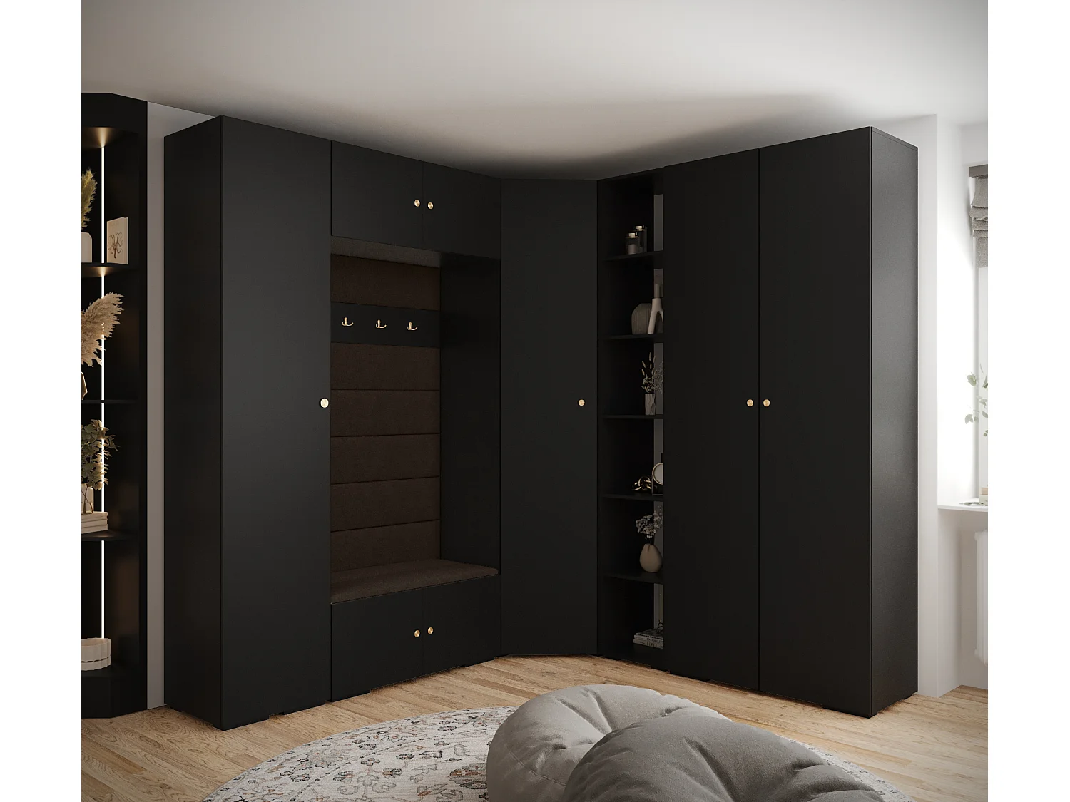 Inova 2 armario con puertas batientes 236,7/232/47