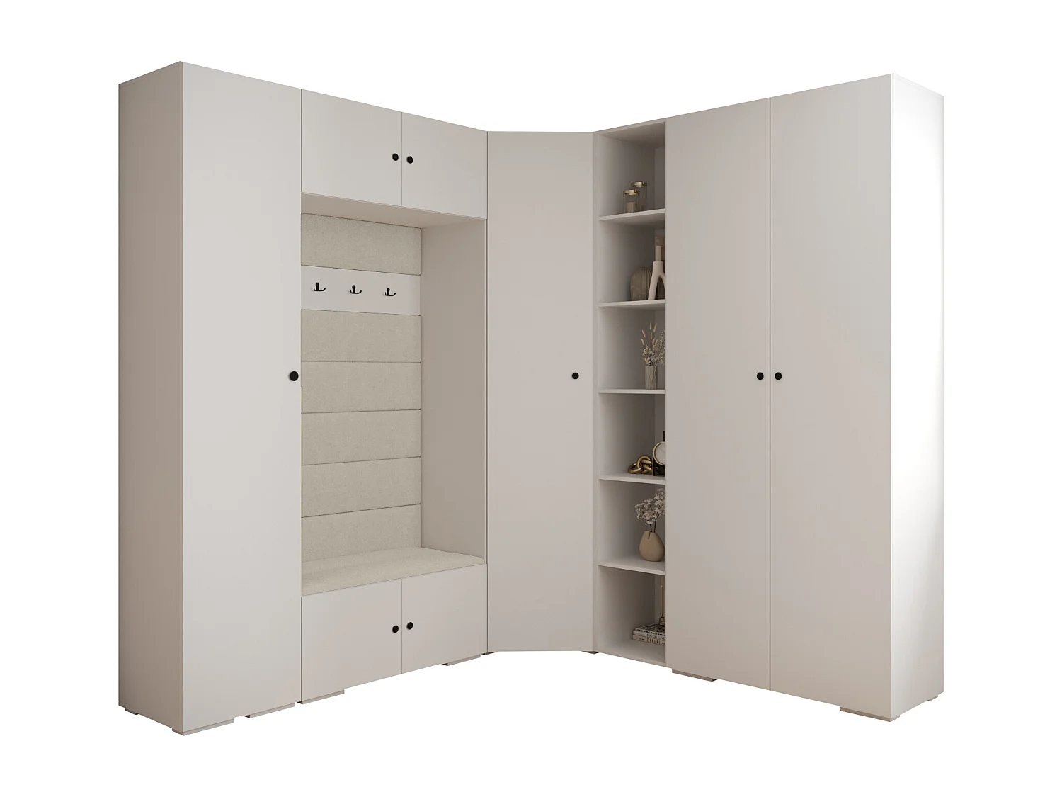 Inova 2 armario con puertas batientes 236,7/232/47