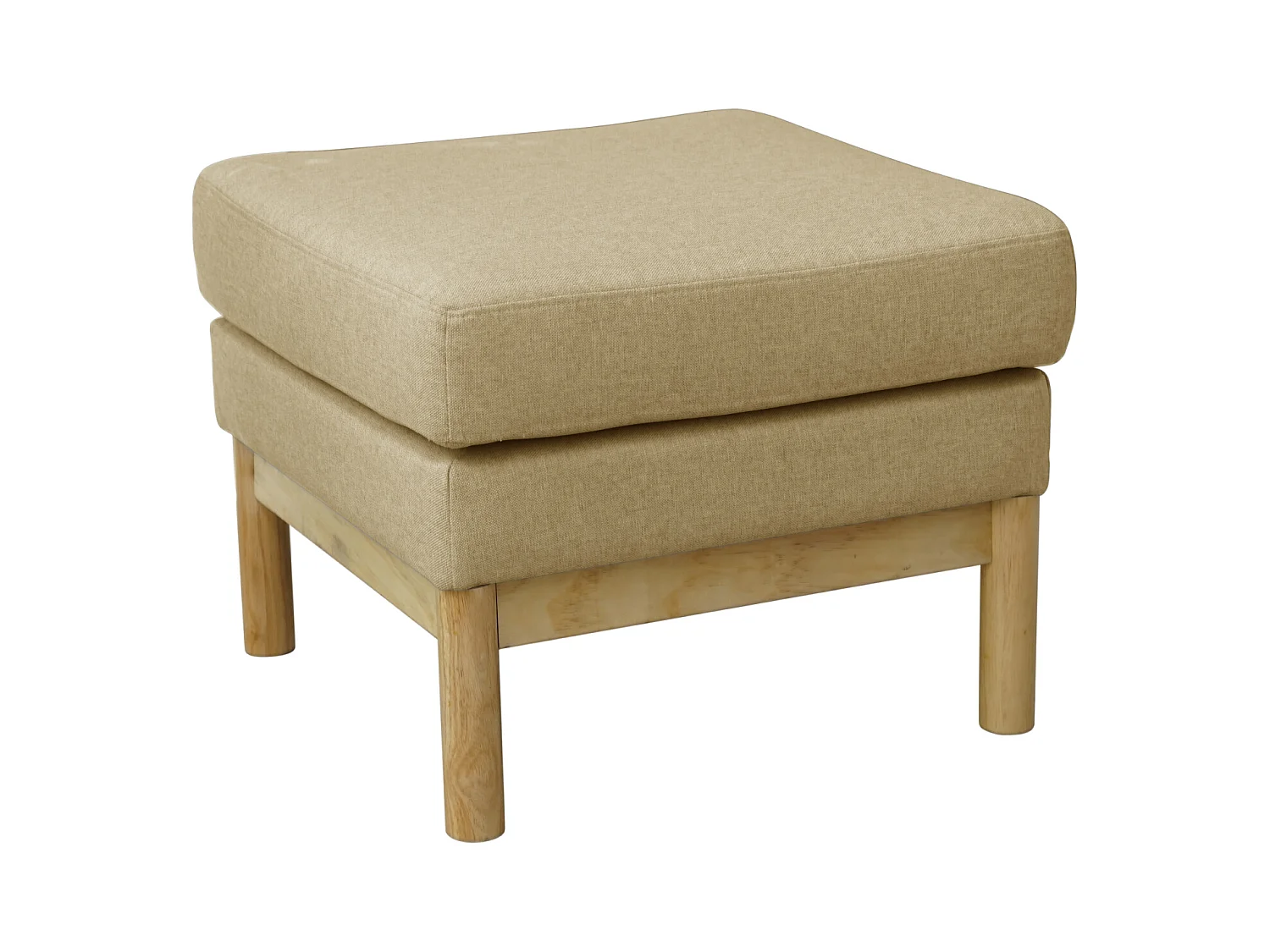 Tabouret SVITA HOLLY, banc, repose-pieds, coiffeuse, chaise, beige/naturel