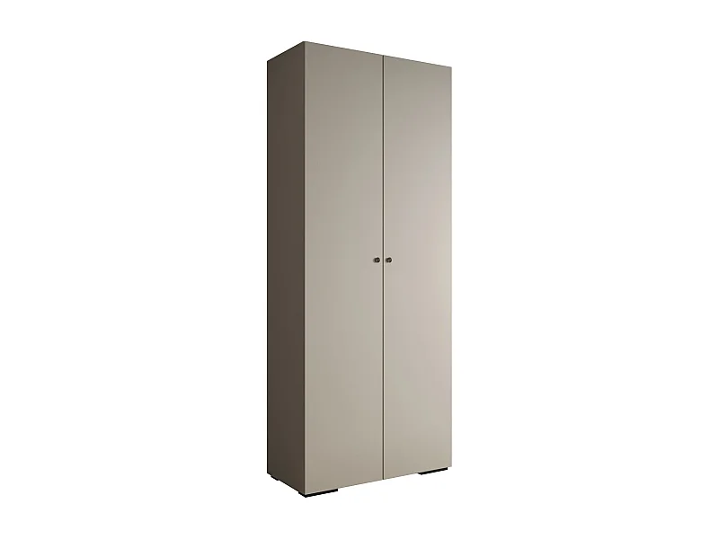 Armadio Inova 2 a ante battenti 236,7/100/47 2 porte (Grigio/Nero)