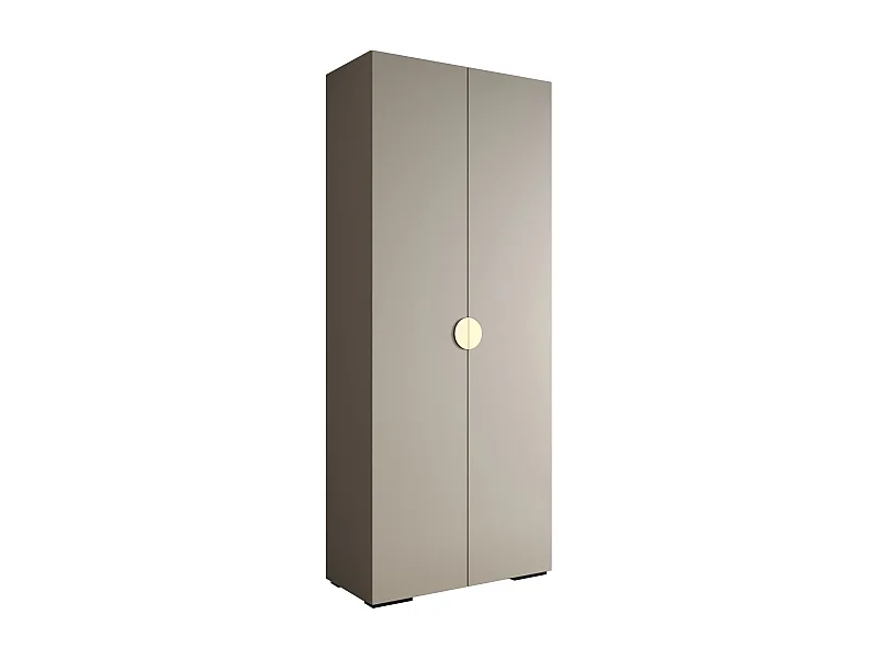 Armadio Inova 4 a ante battenti 236,7/100/47 2 porte (Grigio/D'oro)
