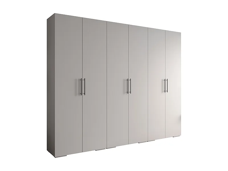 SCHWEBETÜRENSCHRANK INOVA 3 236,7/300/47 (Weiß/Schwarz)