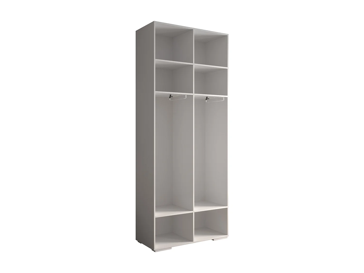 SCHWEBETÜRENSCHRANK INOVA 2 236,7/100/47 (Weiß/Schwarz)