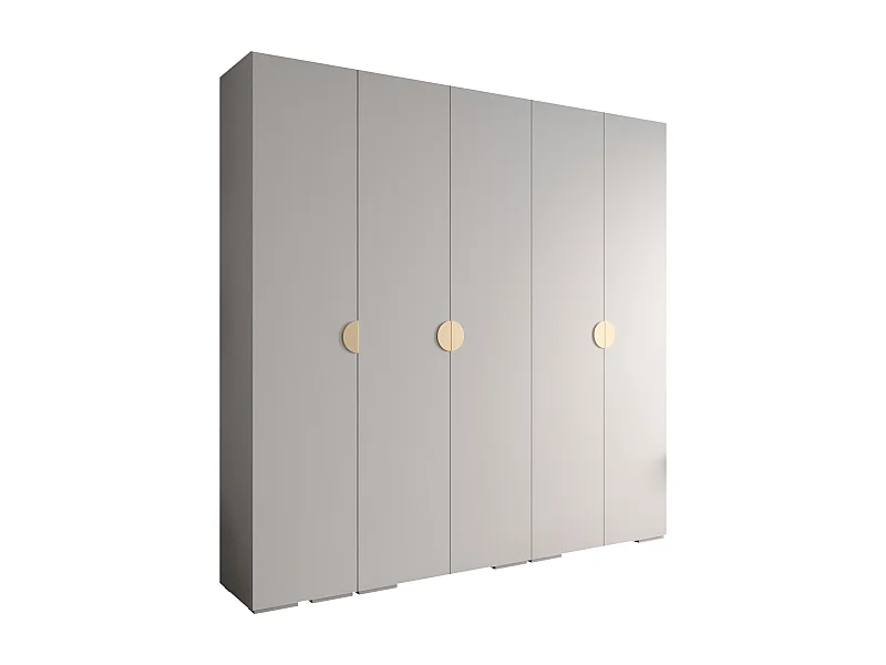 SCHWEBETÜRENSCHRANK INOVA 4 236,7/250/47 (Weiß/Golden)