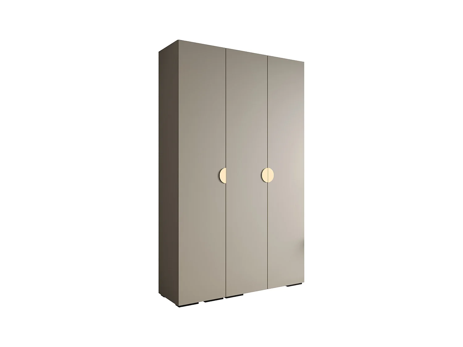 SCHWEBETÜRENSCHRANK INOVA 4 236,7/150/47 (Grau/Golden)