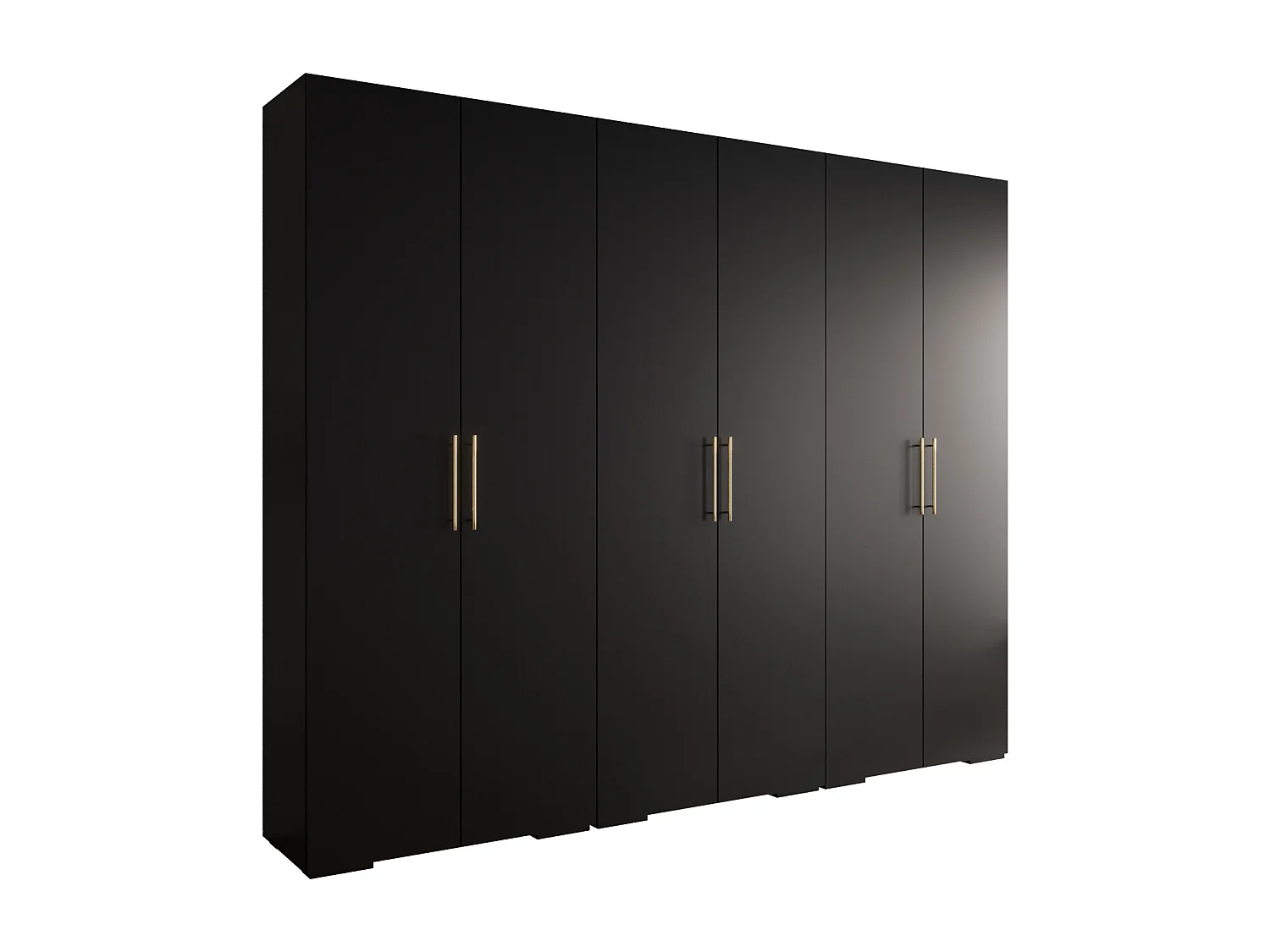 SCHWEBETÜRENSCHRANK INOVA 3 236,7/300/47 (Schwarz/Golden)