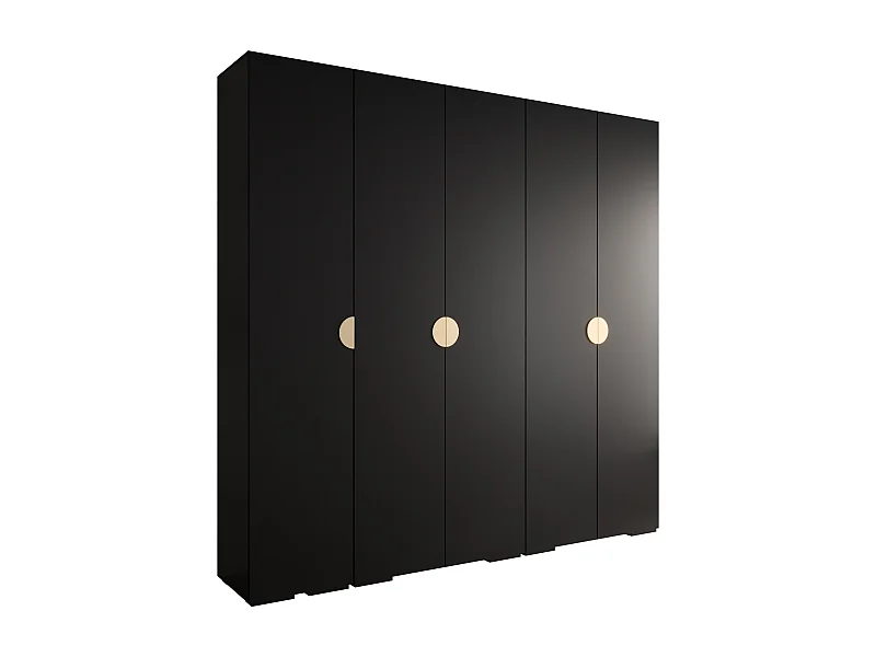 SCHWEBETÜRENSCHRANK INOVA 4 236,7/250/47 (Schwarz/Golden)
