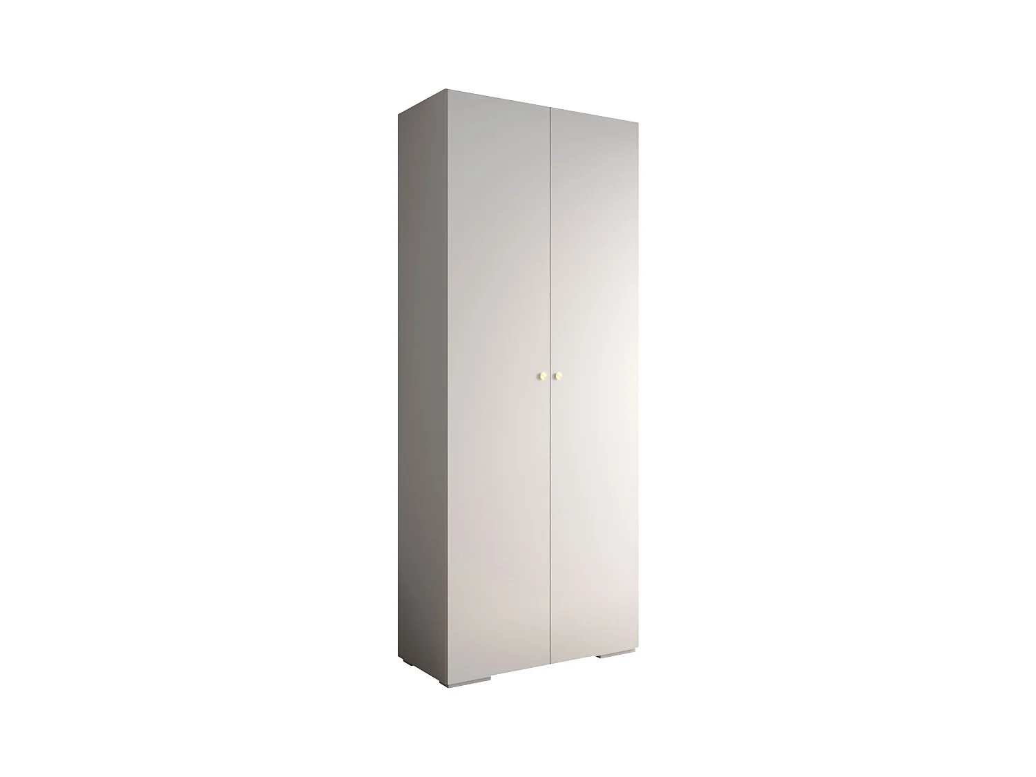 Armadio Inova 2 a ante battenti 236,7/100/47 2 porte (blanc/doré)