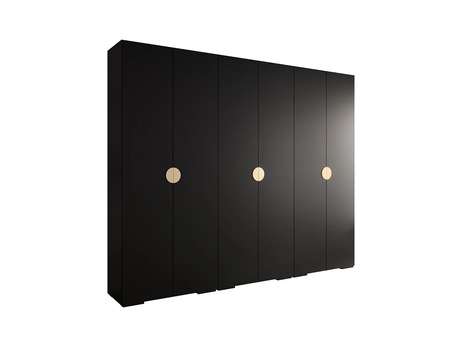 SCHWEBETÜRENSCHRANK INOVA 4 236,7/300/47 (Schwarz/Golden)