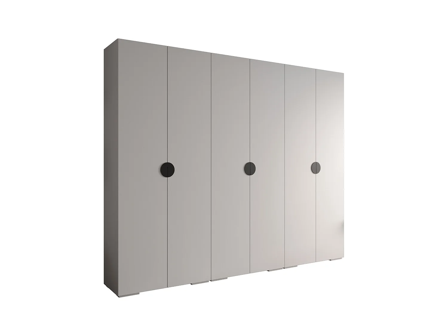 SCHWEBETÜRENSCHRANK INOVA 4 236,7/300/47 (Weiß/Schwarz)