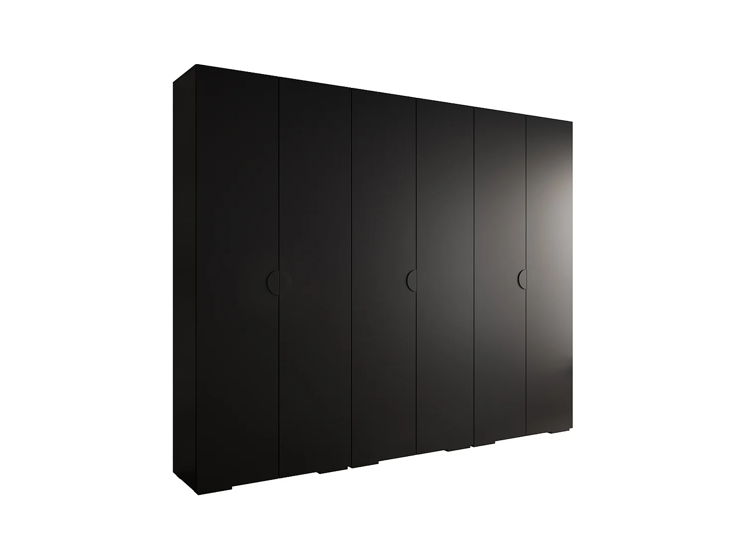 SCHWEBETÜRENSCHRANK INOVA 4 236,7/300/47 (Schwarz/Schwarz)