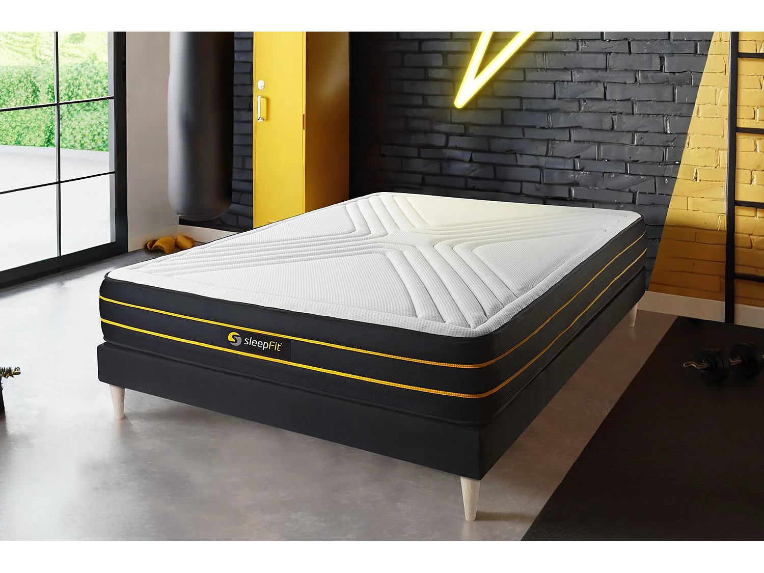 ULTRA matras 130x220cm , Matrasdikte : 26 cm , Traagschuim en micro pocketveren , Gebalanceerd, 7 comfortzones