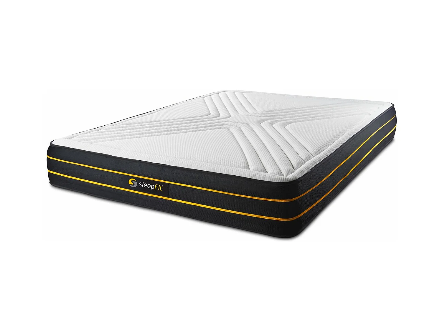 Matelas 130x210 cm Mémoire de forme et Micro ressorts ensachés - Ultra